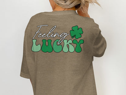 Scrappy Malone's Bar, Irish Pub, Shamrock, Round, Green, Vintage T-Shirt - Scrappy Malone's Bar 100-Proof Humor - Cloud 16 Clothing Co.