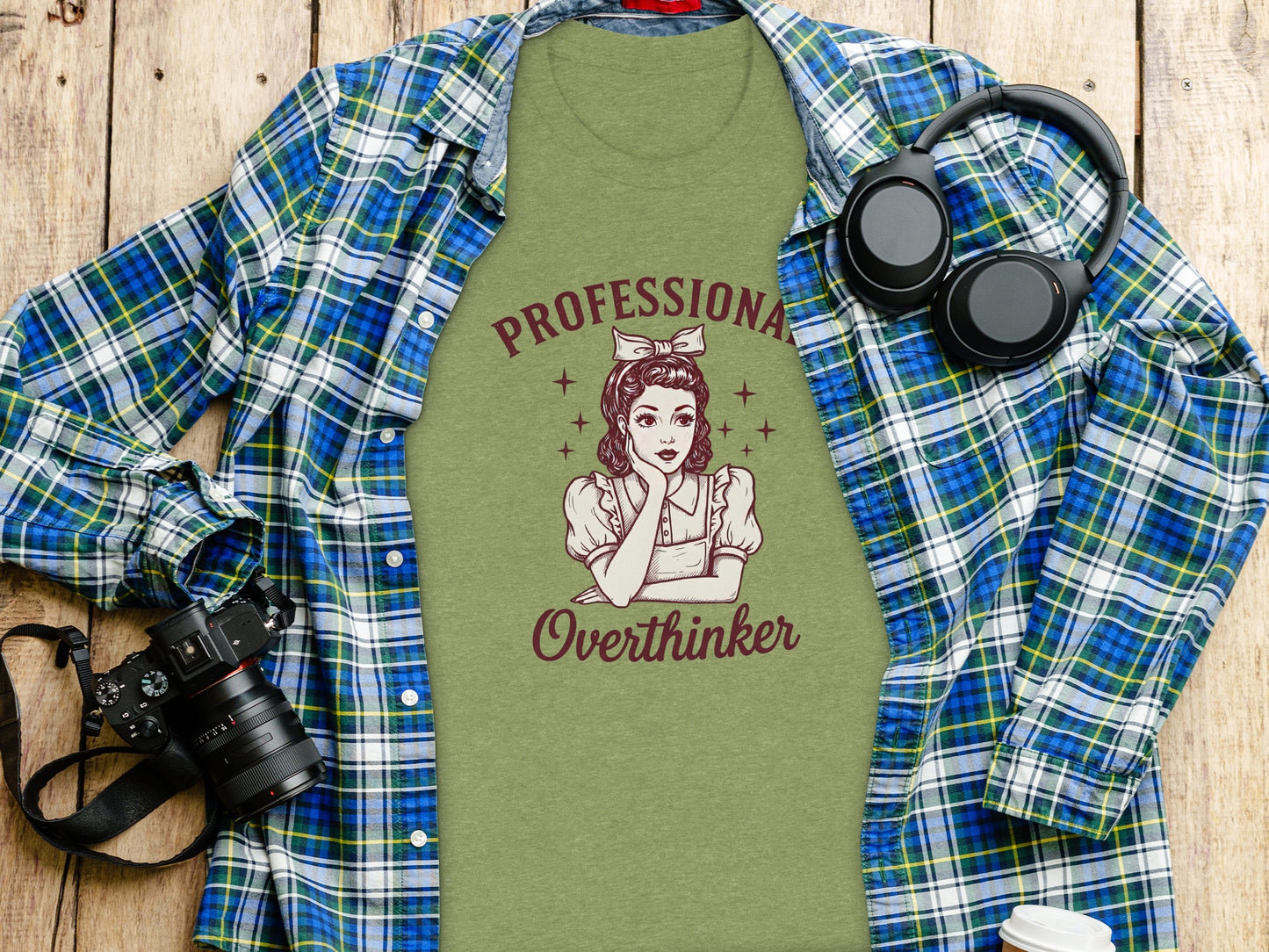 Professional Overthinker Graphic T-Shirt for Fun Casual Style