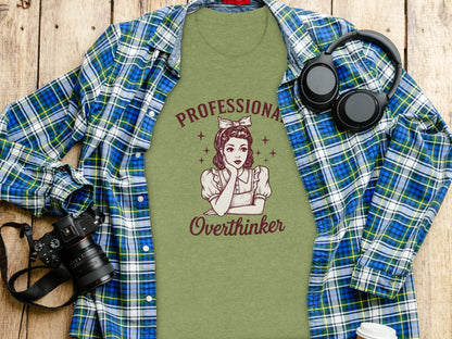 Professional Overthinker Graphic T-Shirt for Fun Casual Style