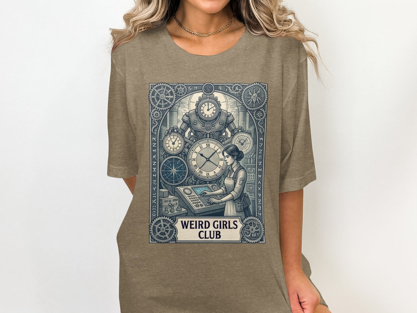Weird Girls Club Steampunk Inventor T-Shirt - Black Label Series