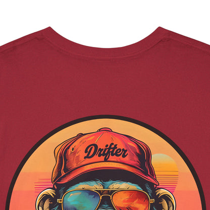 Retro Monkey Graphic T-Shirt - Unisex Heavy Cotton Tee