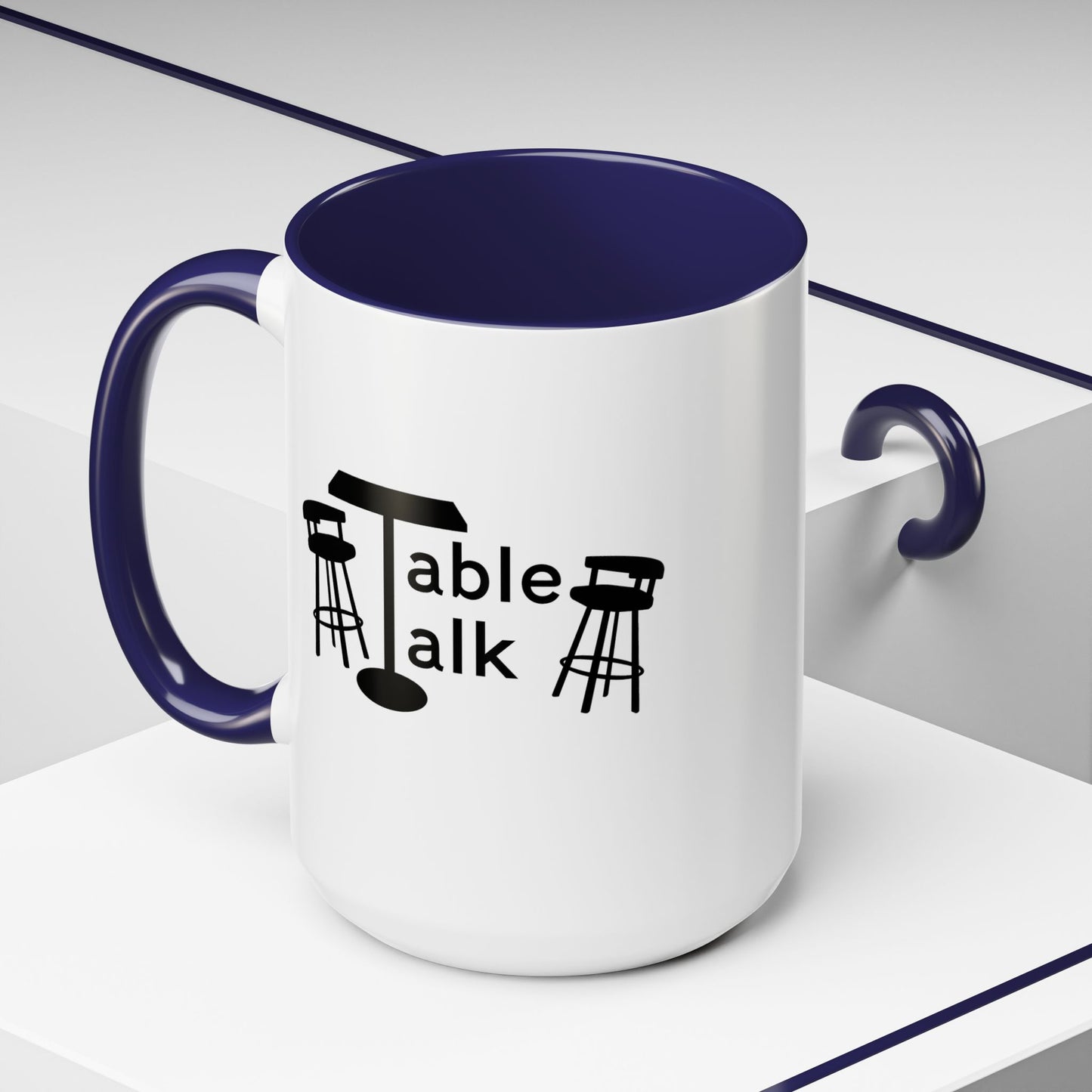 Table Talk Mug — Coffee Cup with Logo &  Match Card