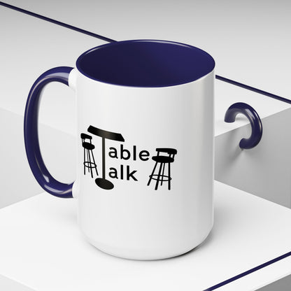 Table Talk Mug — Coffee Cup with Logo &  Match Card