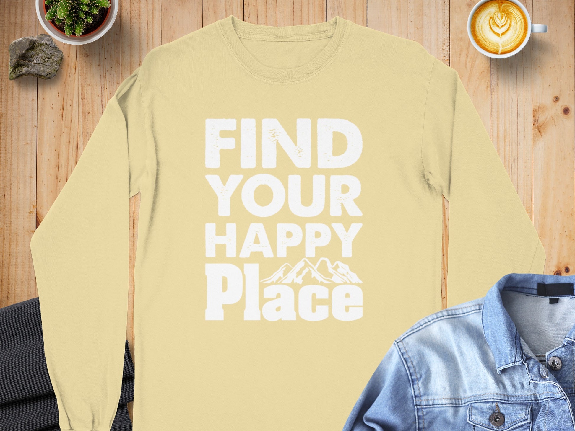 Find Your Happy Place Long Sleeve Shirt