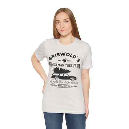Griswold Christmas Tree Farm Vintage T-Shirt - Funny Holiday Graphic Tee