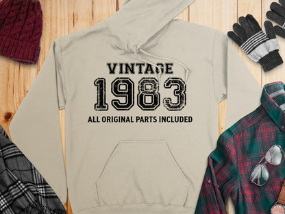 Vintage 1983 All Original Parts Included Hoodie