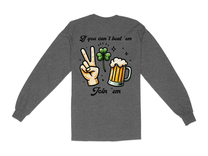 Scrappy Malone's Bar, St Patricks Day, Irish Bar, Shamrock, Retro Pub Sign, Custom Design T-Shirt - Scrappy Malone's Bar 100-Proof Humor - Cloud 16 Clothing Co.