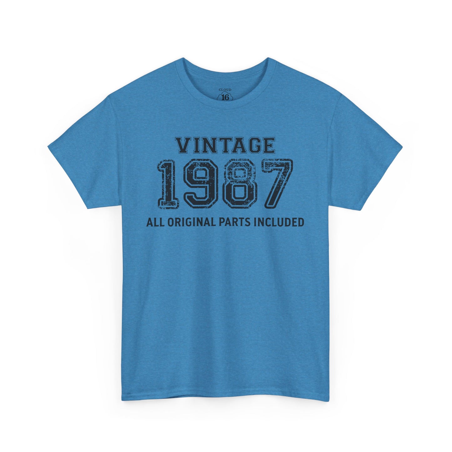 Vintage 1987 Retro T-Shirt - Premium Unisex Cotton Tee