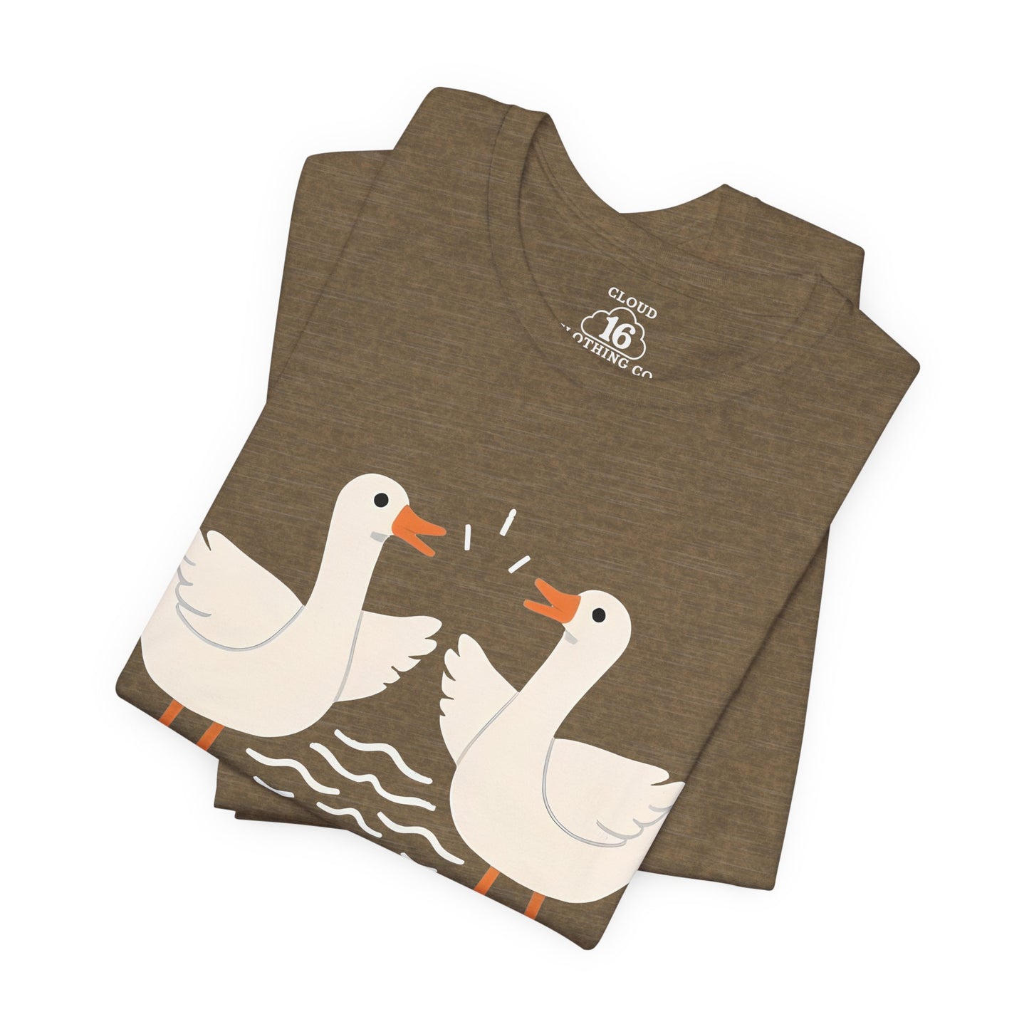 Goose Bumps Funny T-Shirt - Unisex Casual Tee for Animal Lovers