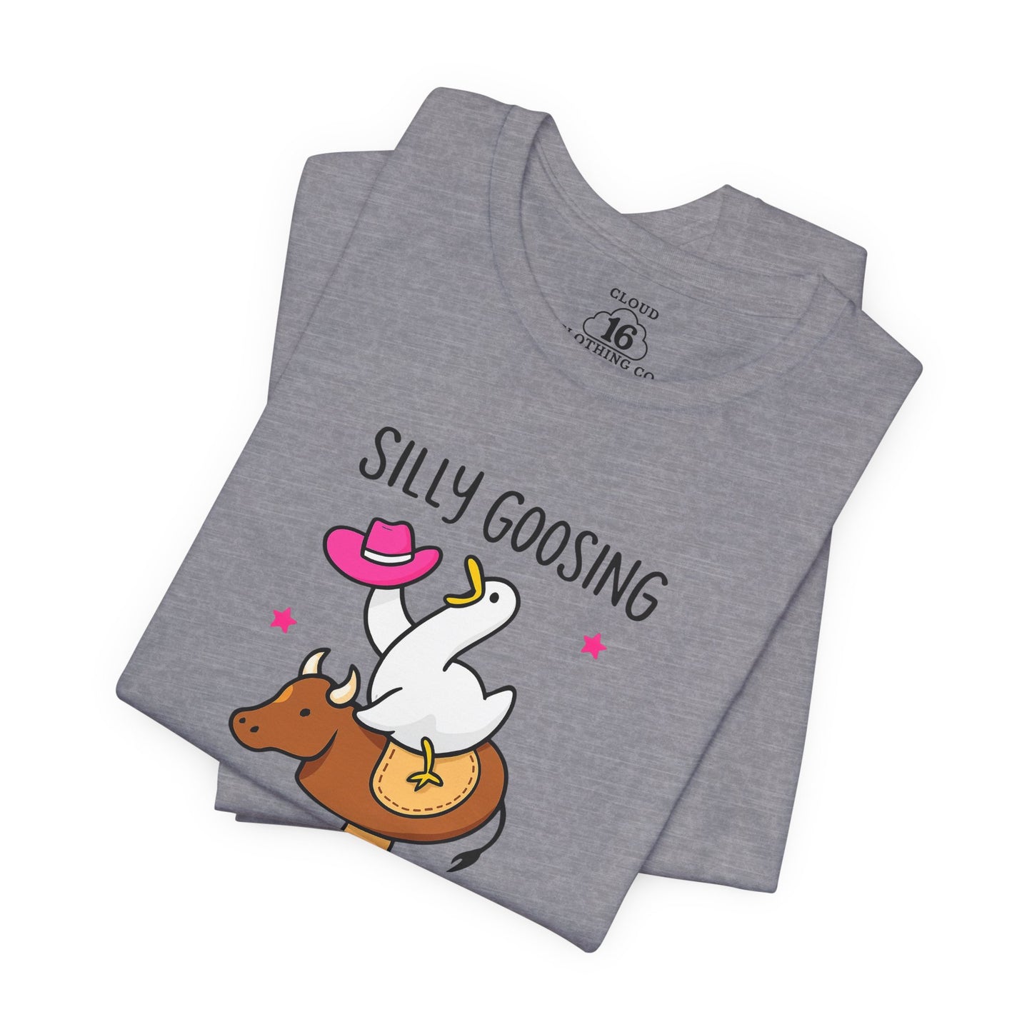 Silly Goosing Women's Tee - Funny Animal Graphic T-Shirt