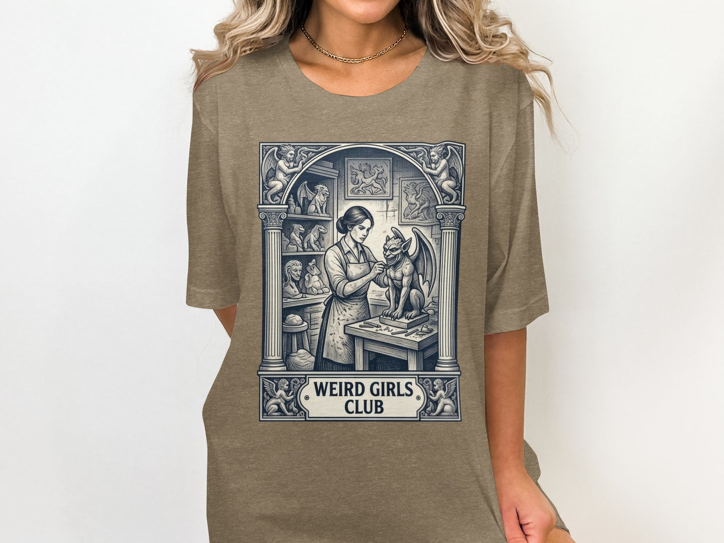 Gothic Artisan 'Weird Girls Club' T-Shirt - Black Label Series