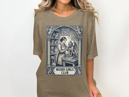 Gothic Artisan 'Weird Girls Club' T-Shirt - Black Label Series