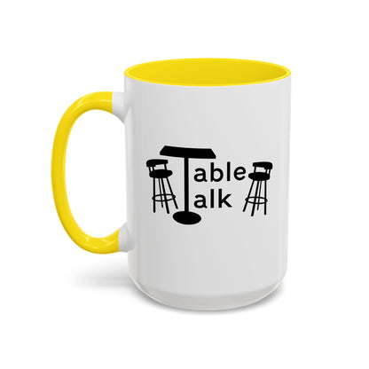 Table Talk Mug — Coffee Cup with Logo &  Match Card