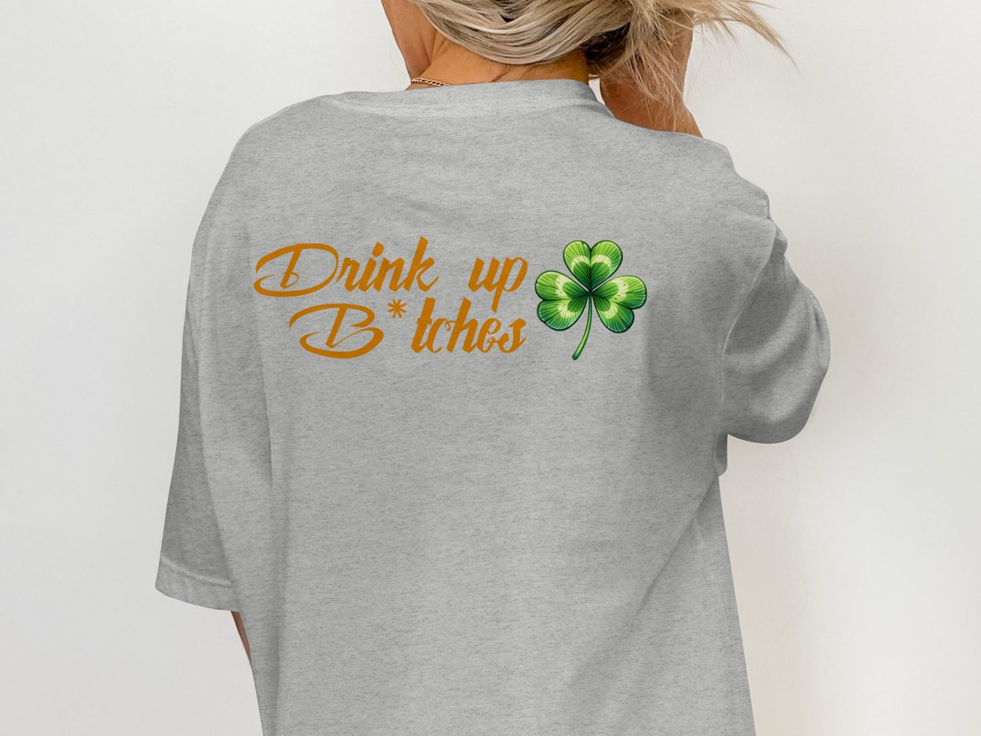 Scrappy Malone's Bar, Bar Logo Art, Irish Bar Sign, Shamrock Design, St Patricks Day Gift, Lucky Charm Bar Decor T-Shirt - Scrappy Malone's Bar 100-Proof Humor - Cloud 16 Clothing Co.