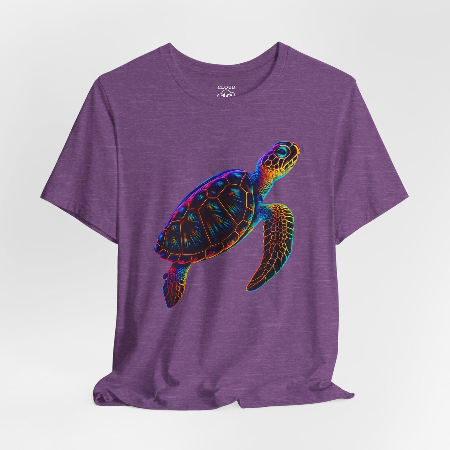 Colorful Turtle T-Shirt - Unisex Ocean Graphic Tee | Eco-Friendly Summer Apparel