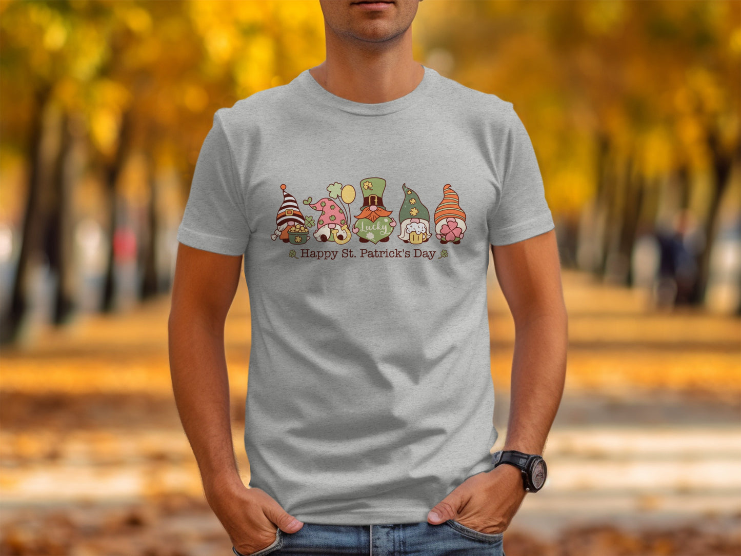 Happy St. Patrick's Day Gnome Theme Shirt