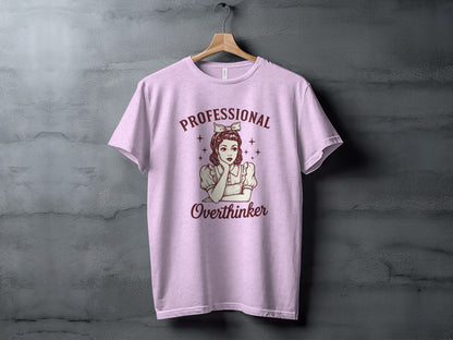 Professional Overthinker Graphic Tee Shirt