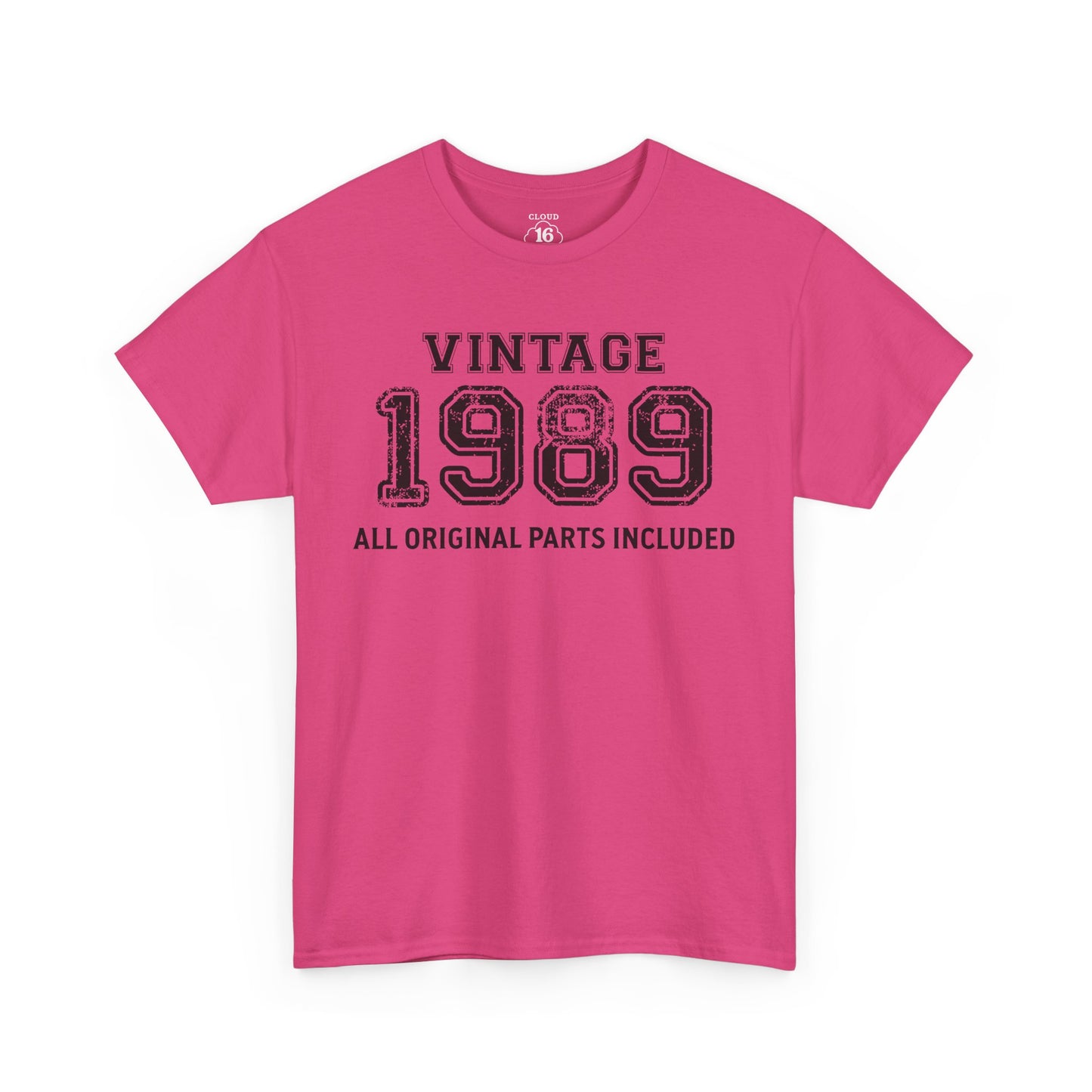 Vintage 1989 Retro T-Shirt - Premium Unisex Cotton Tee