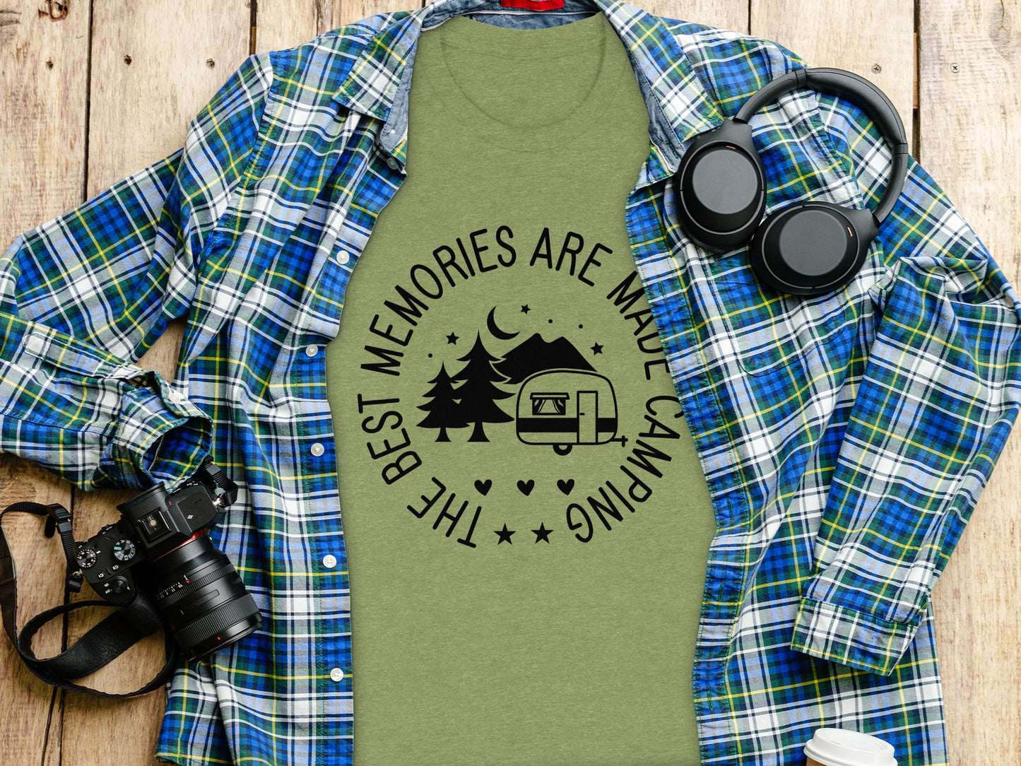 The Best Memories are Made Camping T-Shirt T-Shirt - Outdoor & Adventure Collection - Mile Marker 16 Gear by Cloud 16 Clothing Co.