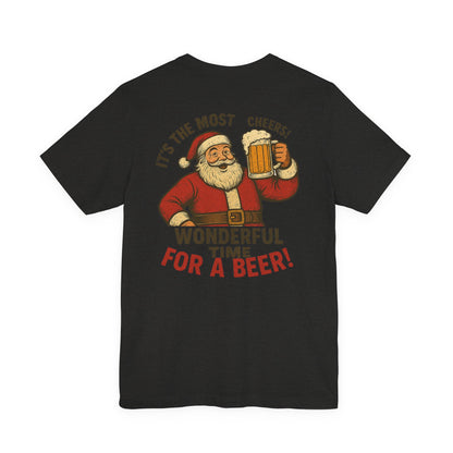 Scrappy Malone's Bar Christmas Tee — "It's the Most Wonderful Time for a Beer"