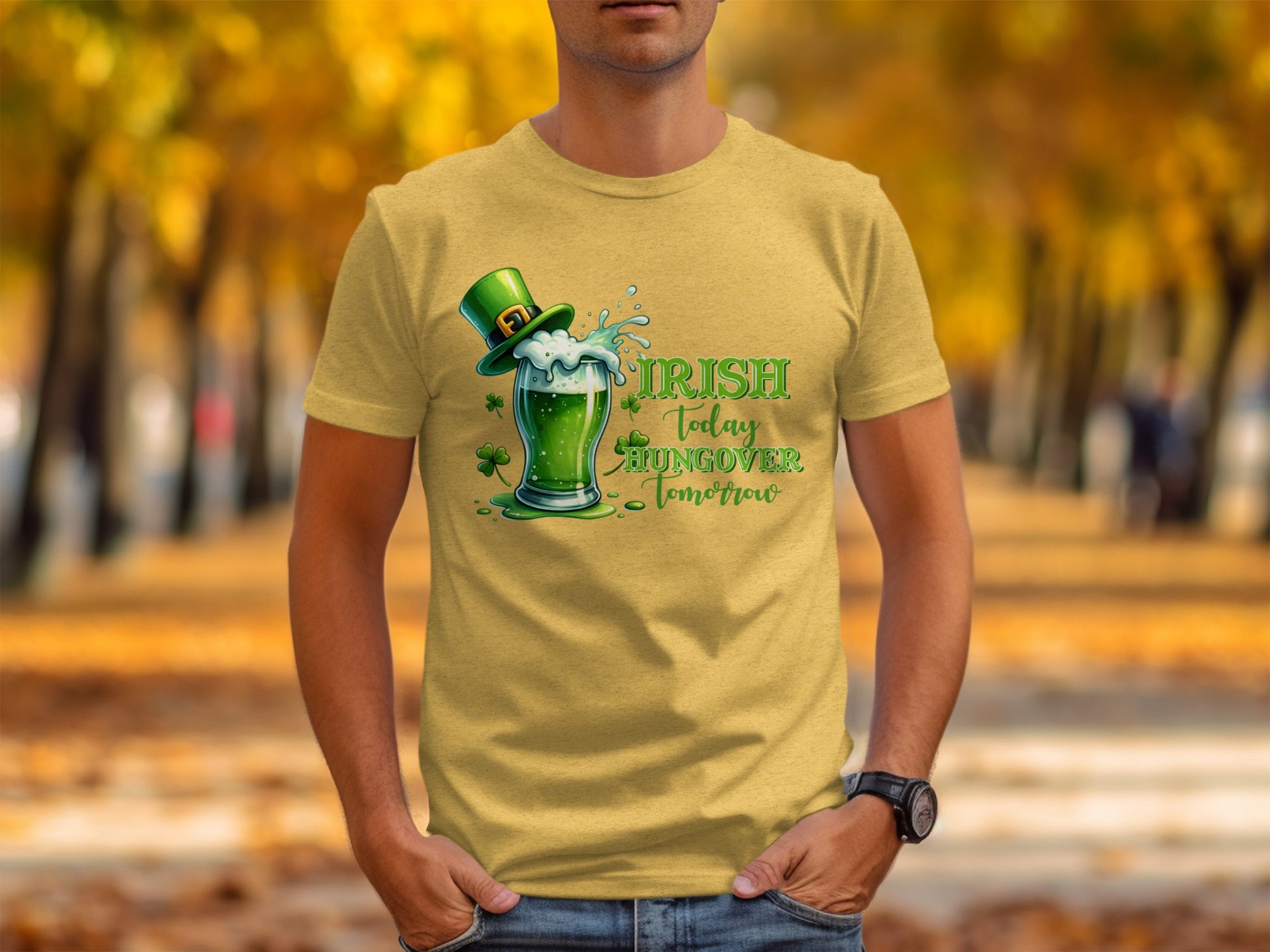 Irish Today Hungover Tomorrow St. Patrick's Day Shirt
