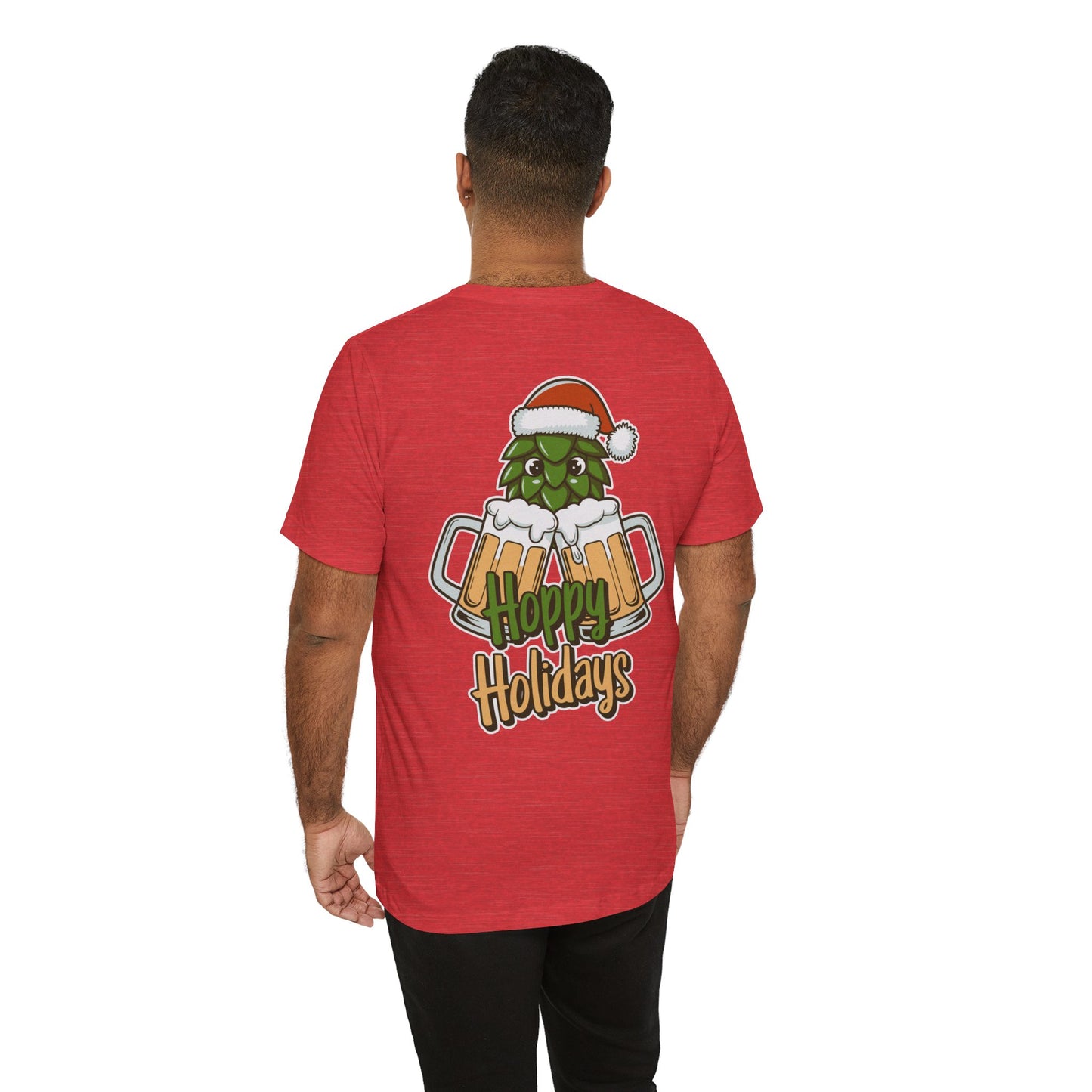 Scrappy Malone's Bar 'Hoppy Holidays' Christmas Tee