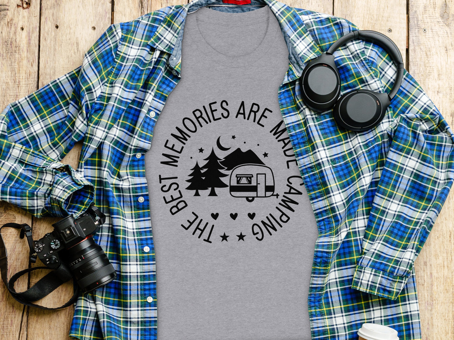 The Best Memories are Made Camping T-Shirt T-Shirt - Outdoor & Adventure Collection - Mile Marker 16 Gear by Cloud 16 Clothing Co.
