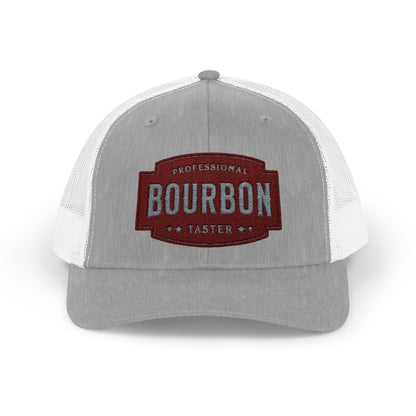 Premium Bourbon Lover Snapback Hat - Embroidered Trucker Cap for Men