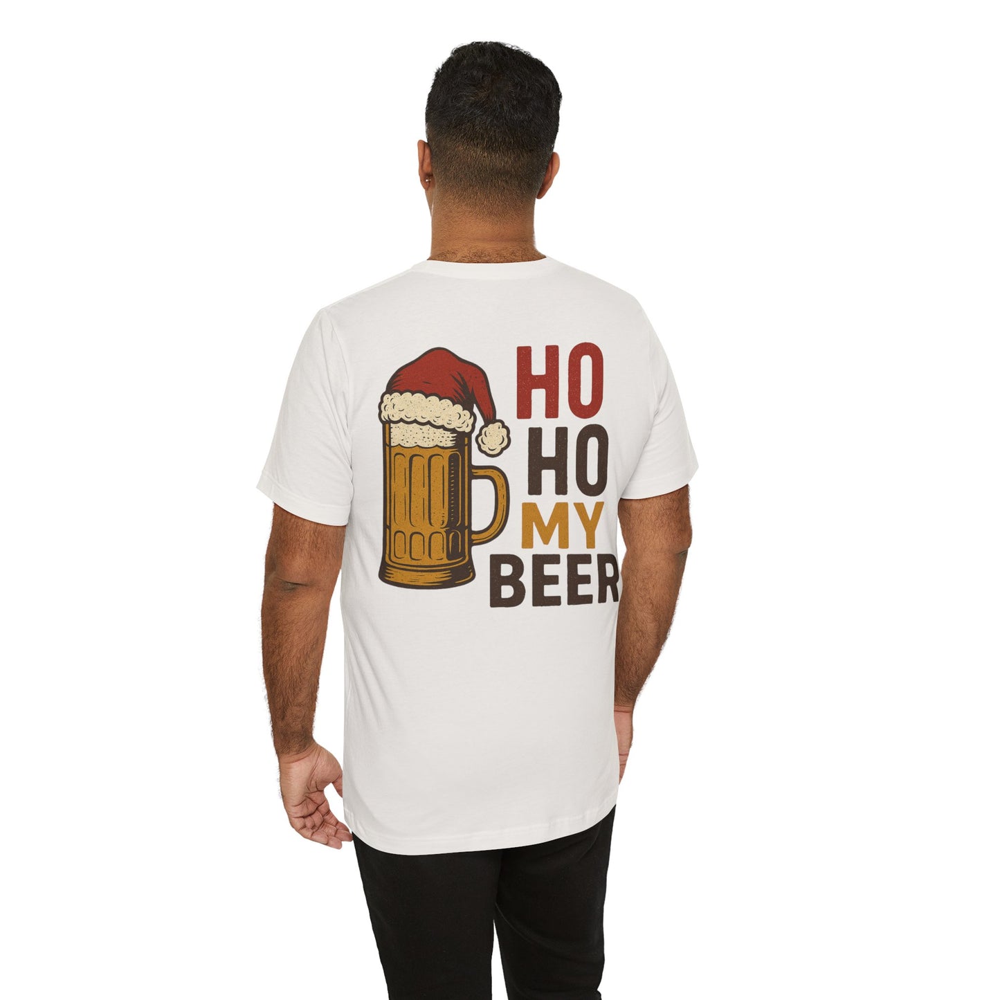 Scrappy Malone's Bar Christmas Tee — "Ho Ho My Beer" Beer Lover T-Shirt