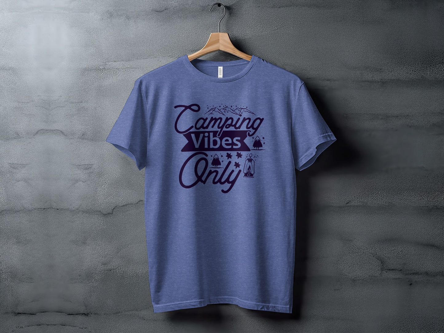 Camping Vibes Only Graphic Adventure Outdoor T-Shirt T-Shirt - Outdoor & Adventure Collection - Mile Marker 16 Gear by Cloud 16 Clothing Co.