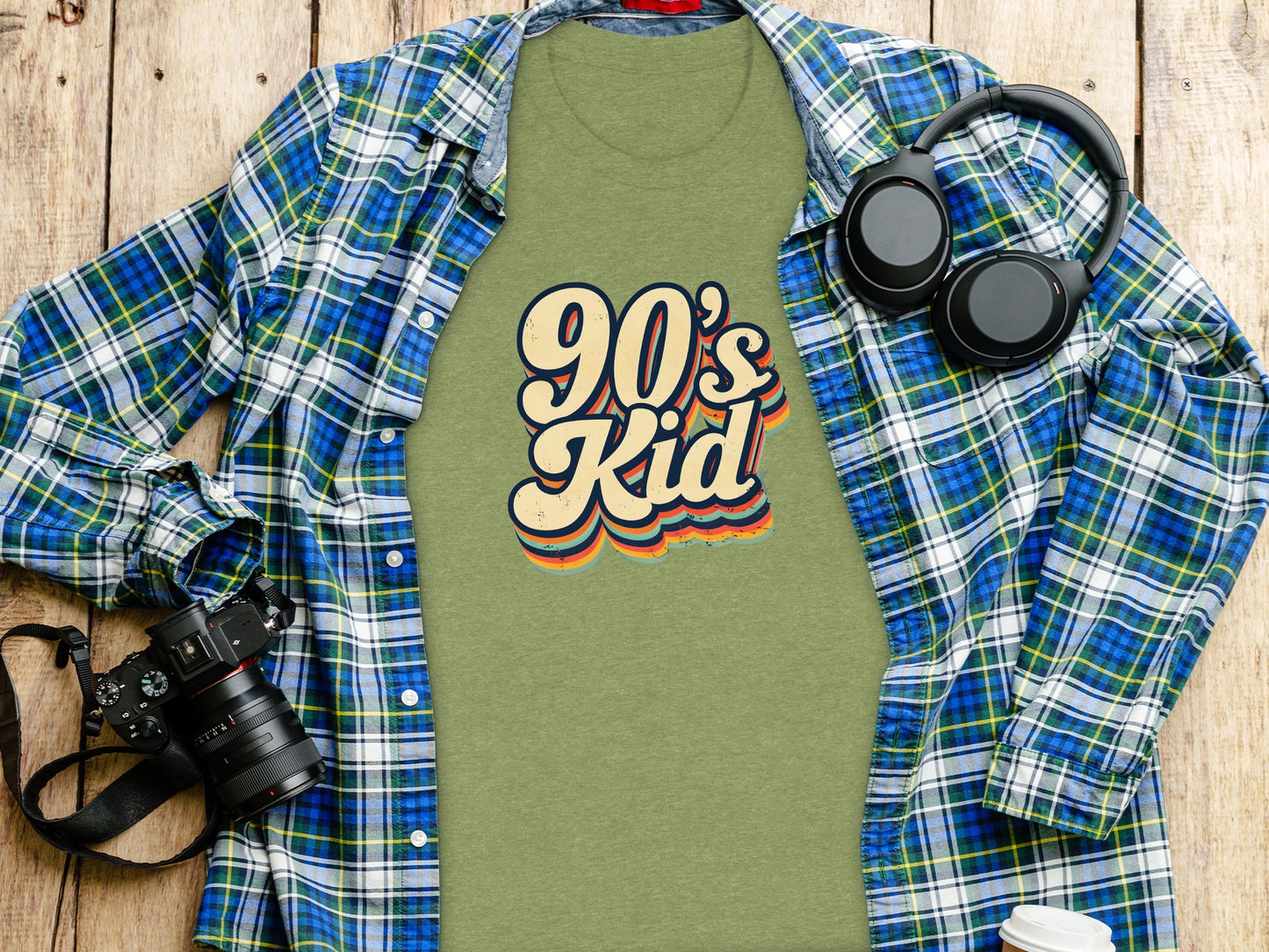 Retro 90's Kid Graphic Tee for Nostalgic Apparel Fans