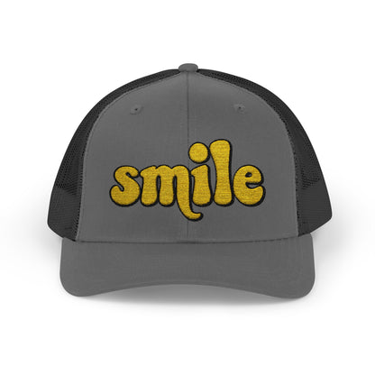 Sparkling Smile Snapback Trucker Cap - Premium Summer Hat for Festivals & Everyday Wear