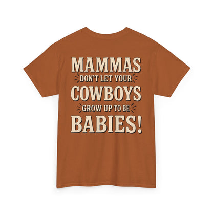 Scrappy Malone's Bar - Funny Cowboy Humor T-Shirt | Unisex Cotton Tee