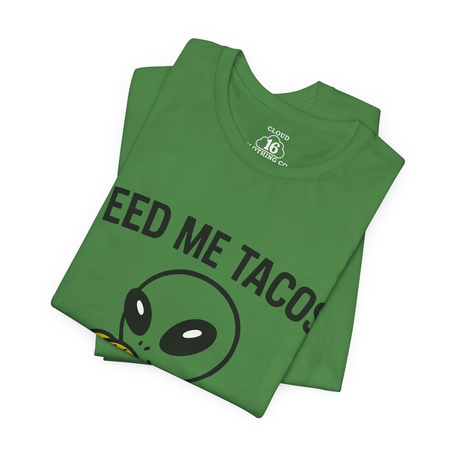 Alien Taco Lover T-Shirt - Funny UFO Foodie Tee for Taco Tuesday