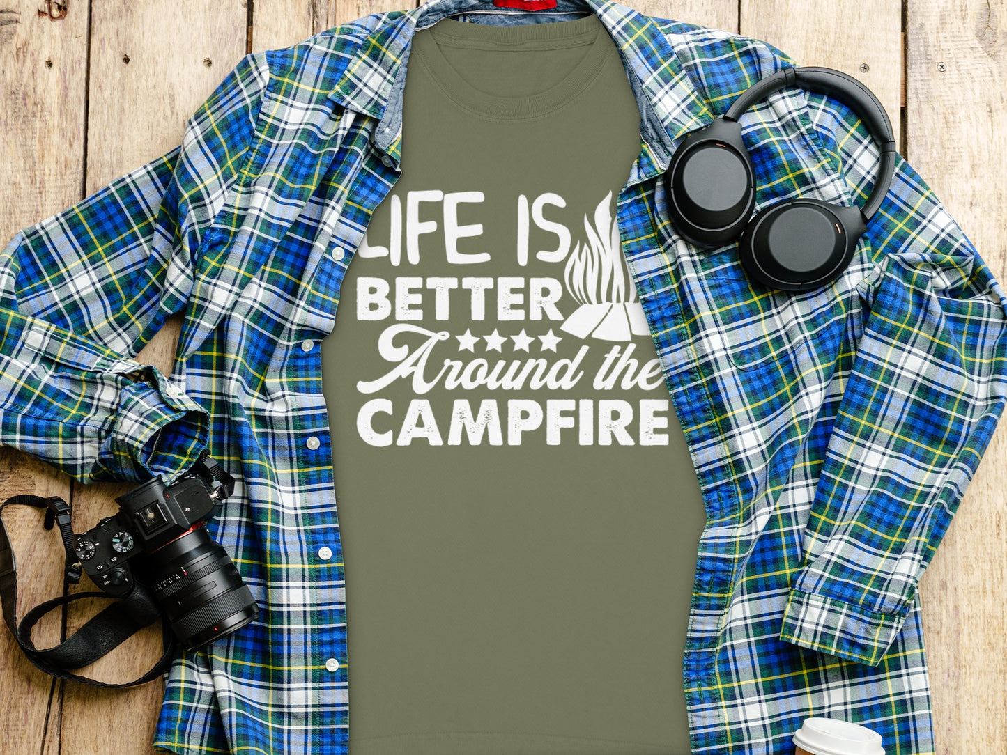 Life is Better Around The Campfire T-shirt