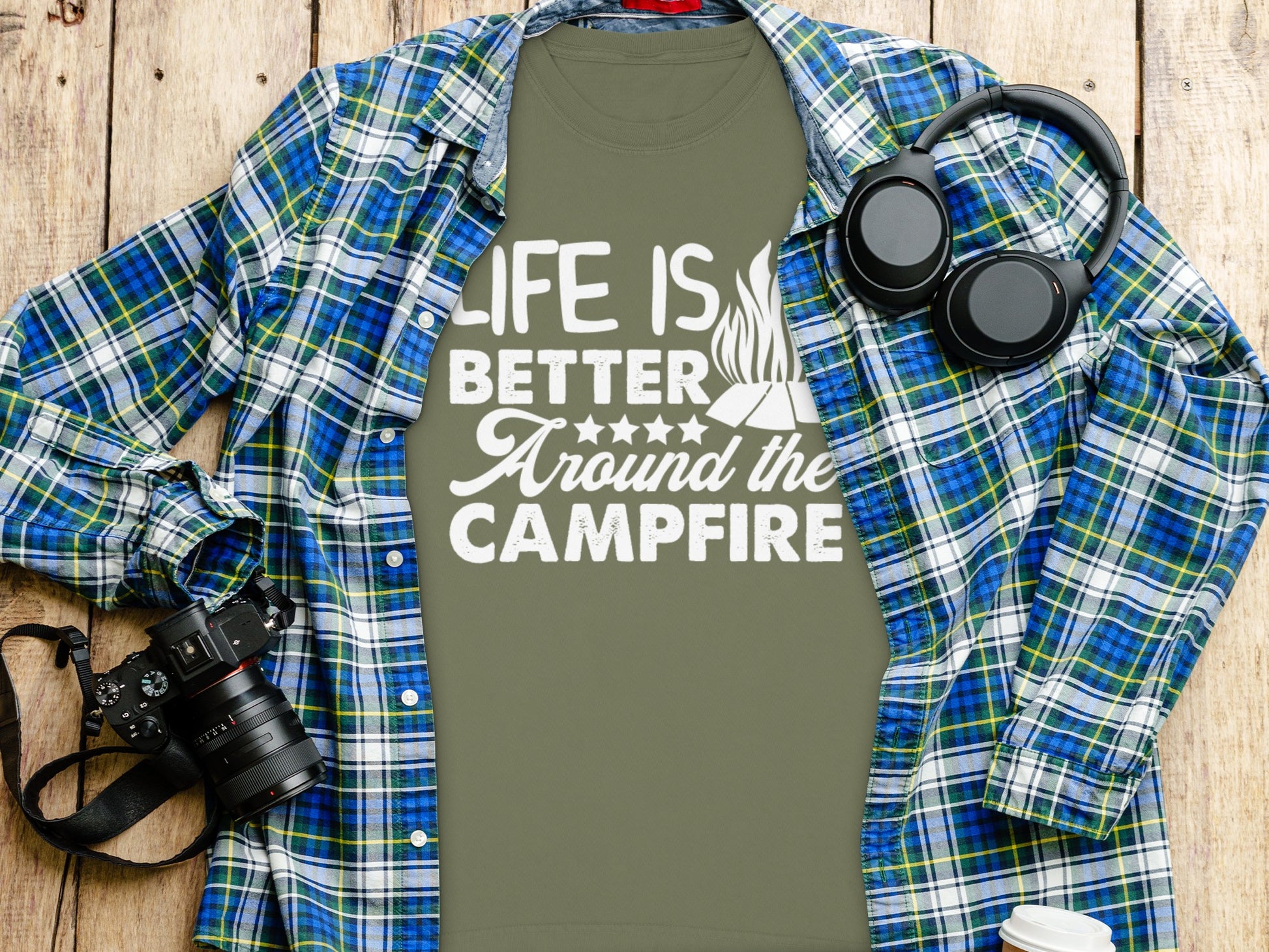 Life is Better Around The Campfire T-shirt