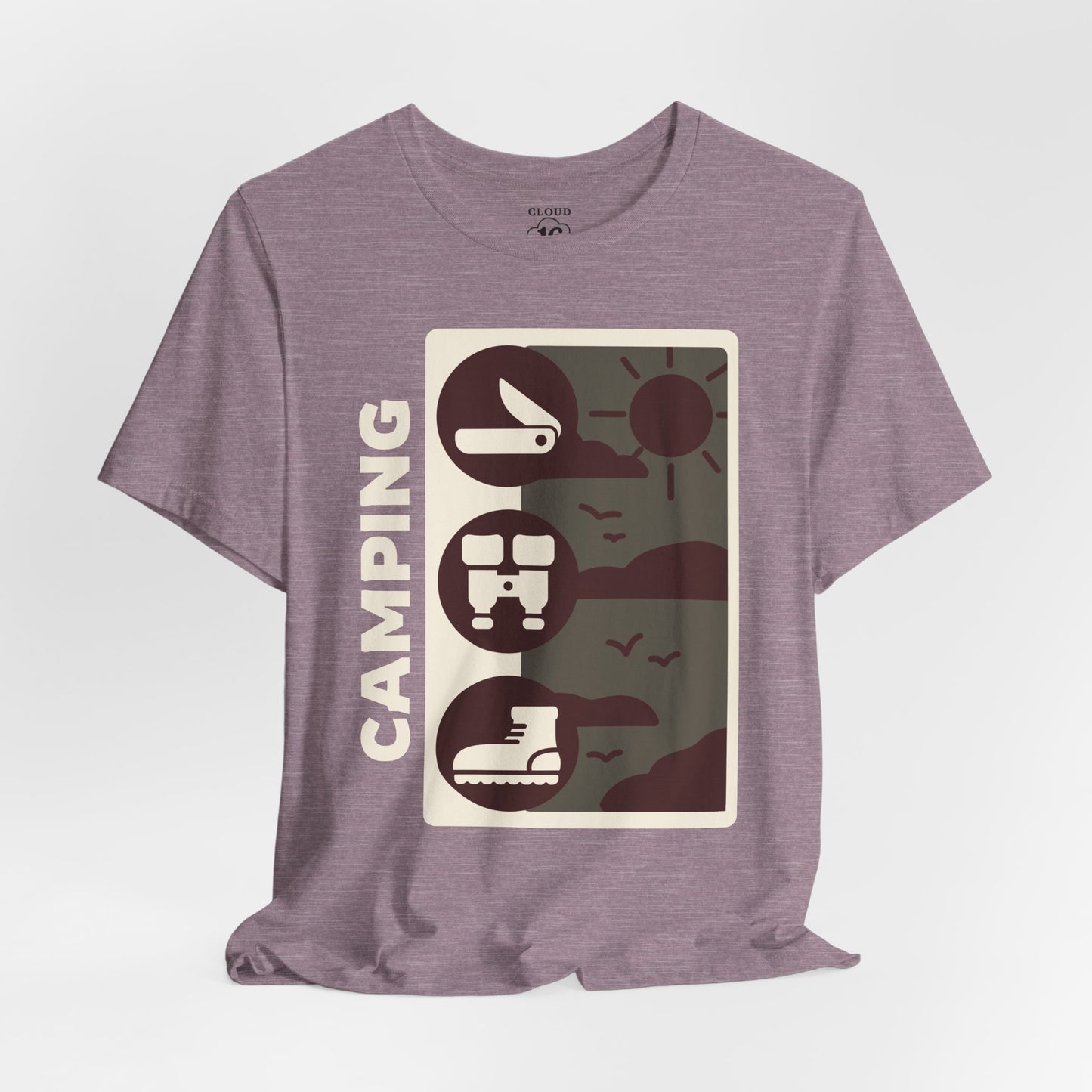 Adventure Awaits Camping T-Shirt - Unisex Outdoor Nature Lover Tee