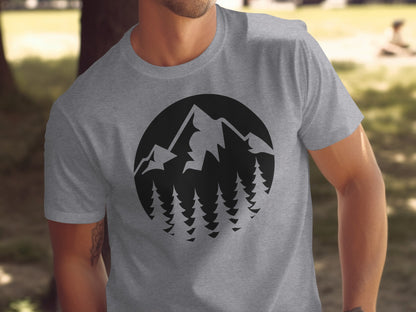 Nature Landscape Adventure Outdoor Graphic Design T-Shirt T-Shirt - Outdoor & Adventure Collection - Mile Marker 16 Gear by Cloud 16 Clothing Co.