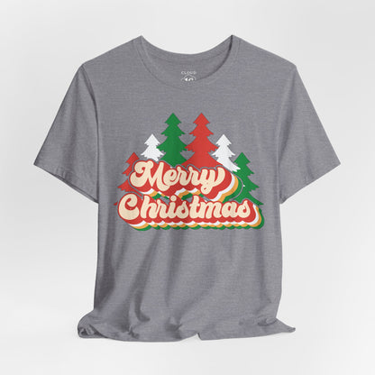 Retro Merry Christmas Tee - Vintage Holiday Unisex T-Shirt