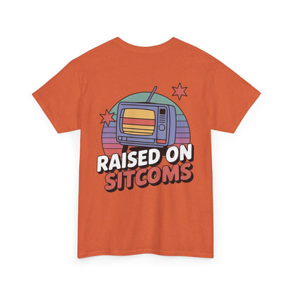 Retro Sitcom Heavy Cotton Tee - Nostalgic TV Show Shirt for Men & Women
