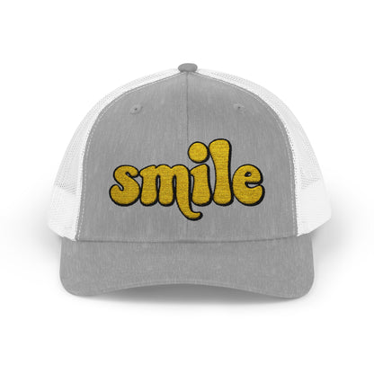 Sparkling Smile Snapback Trucker Cap - Premium Summer Hat for Festivals & Everyday Wear
