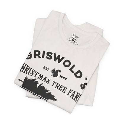 Griswold Christmas Tree Farm Vintage T-Shirt - Funny Holiday Graphic Tee