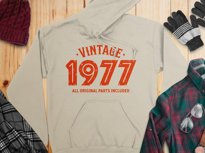 Vintage 1977 All Original Parts Included Hoodie