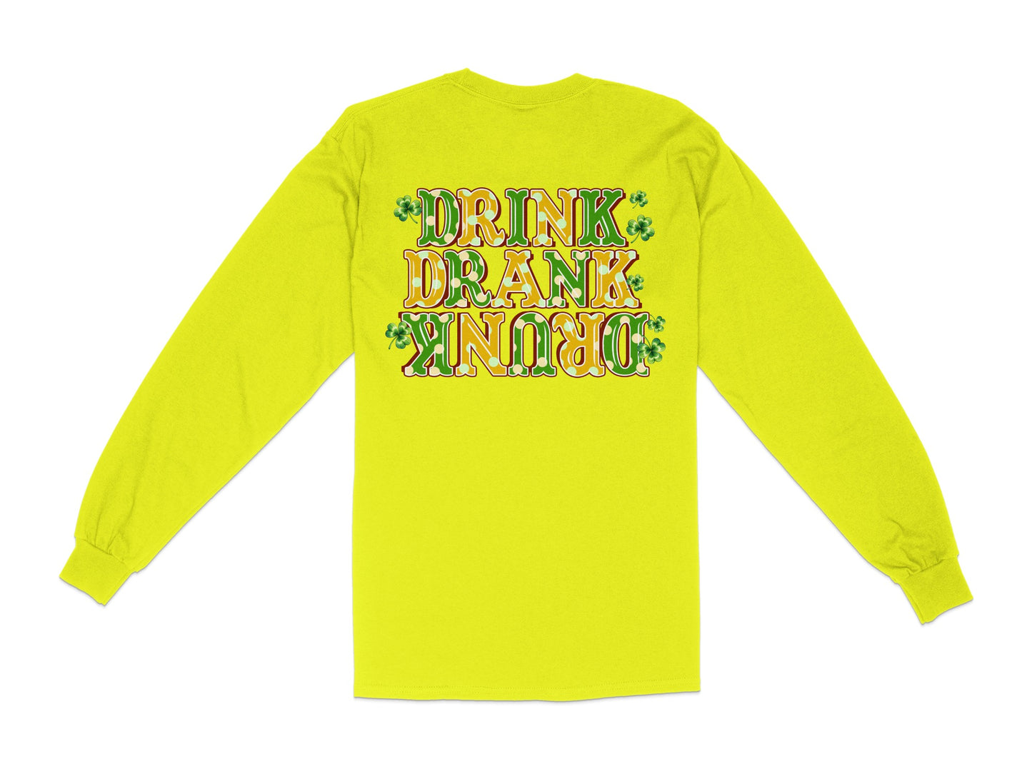 Scrappy Malone's Bar, Irish Pub Design, Shamrock Clover Green Bar Logo, Personalized Bar Sign, St Patricks Day Theme T-Shirt - Scrappy Malone's Bar 100-Proof Humor - Cloud 16 Clothing Co.