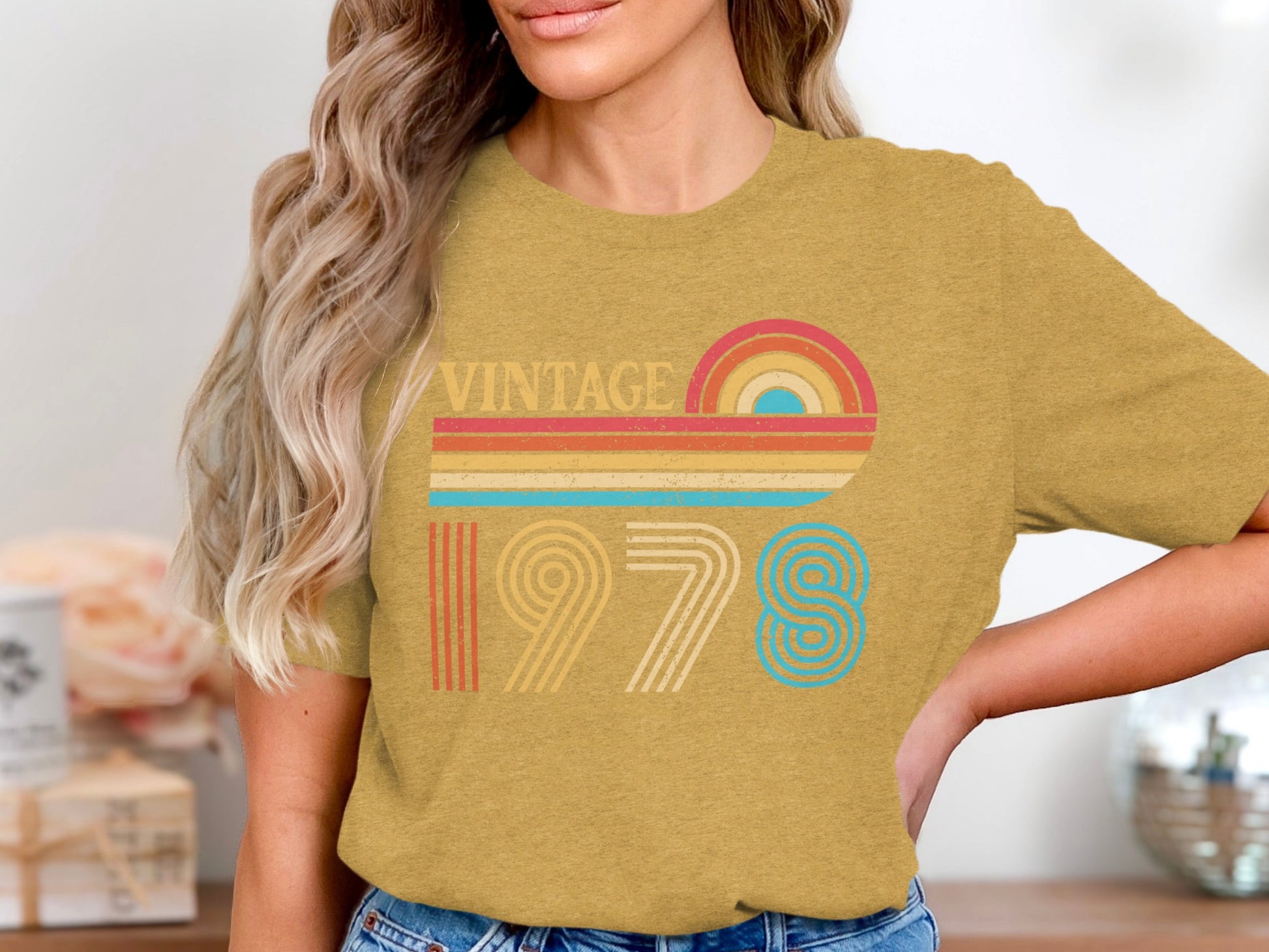 Retro Vintage 1978 Graphic Short Sleeve T-shirt