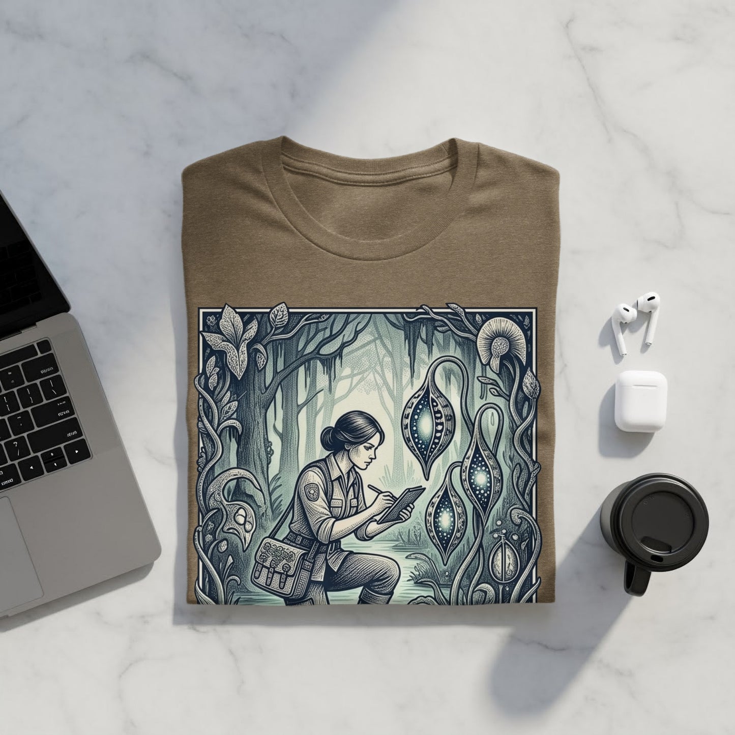 Weird Girls Club: Otherworldly Botanist T-Shirt - Black Label Series