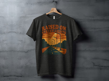 Raised On Street Lights Graphic Tee Shirt Product
