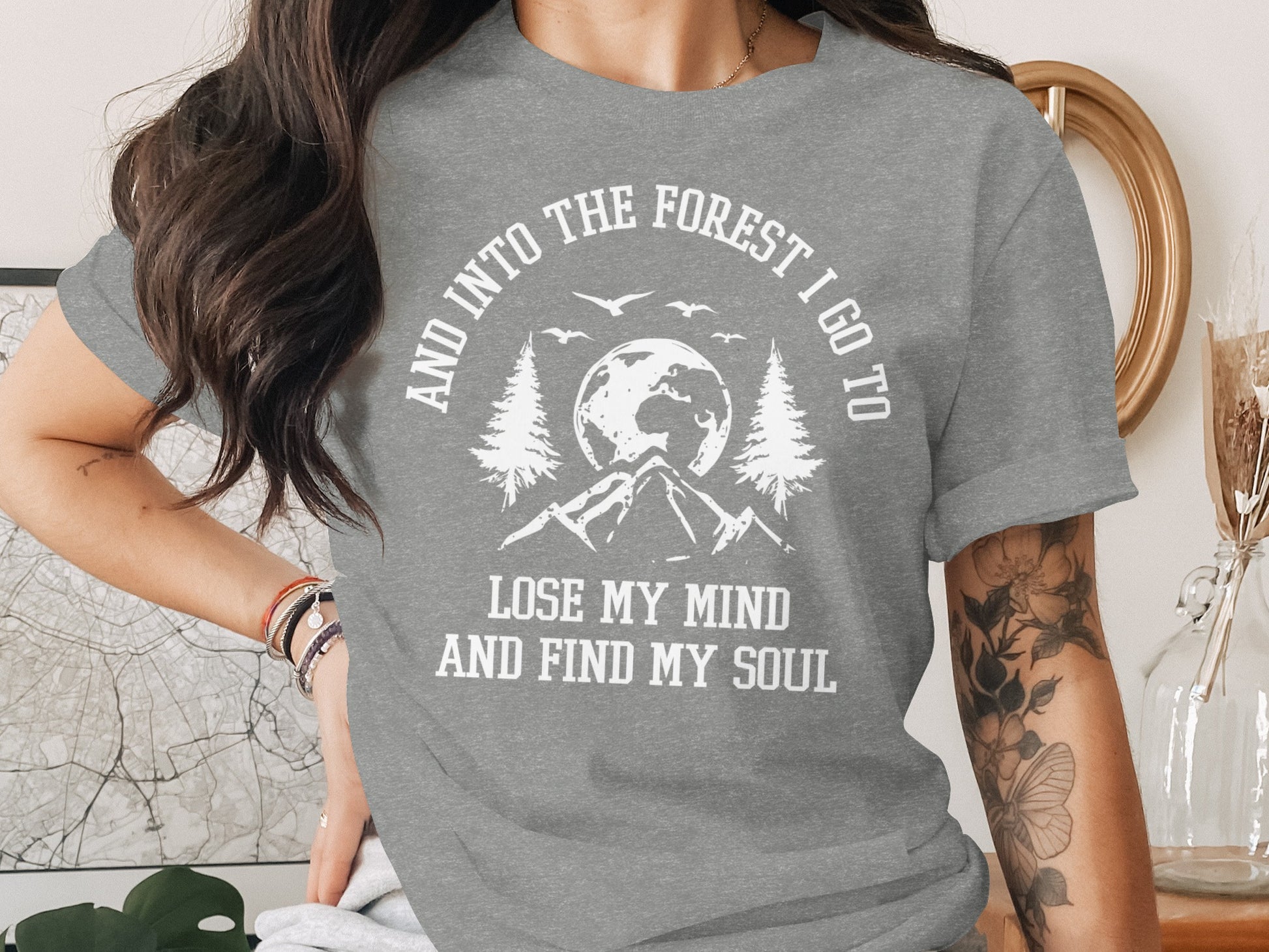 And Into The Forest I Go To Lose My Mind Find My Soul T-Shirt T-Shirt - Outdoor & Adventure Collection - Mile Marker 16 Gear by Cloud 16 Clothing Co.