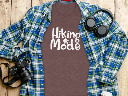 Hiking Mode Funny Outdoor Adventure Hiker Nature T-Shirt T-Shirt - Outdoor & Adventure Collection - Mile Marker 16 Gear by Cloud 16 Clothing Co.