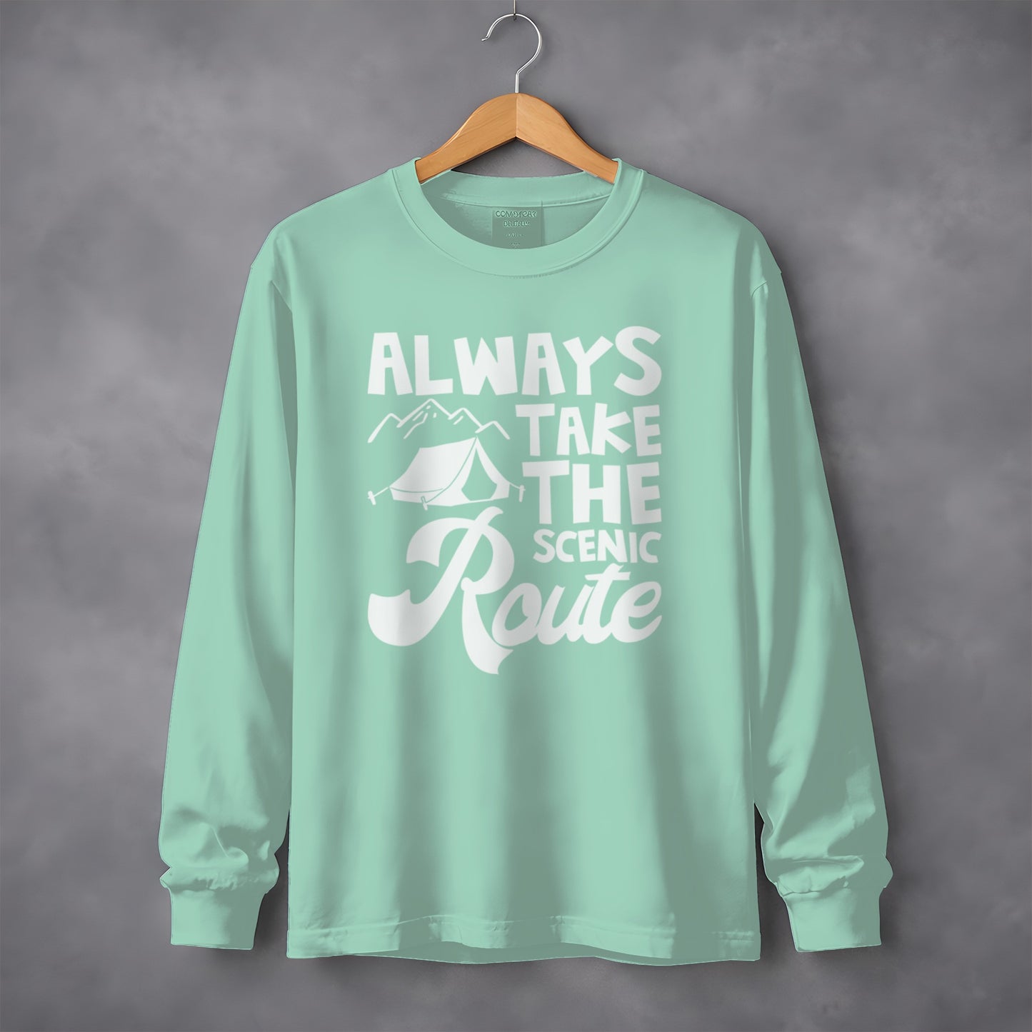 Always Take the Scenic Route Graphic Shirt